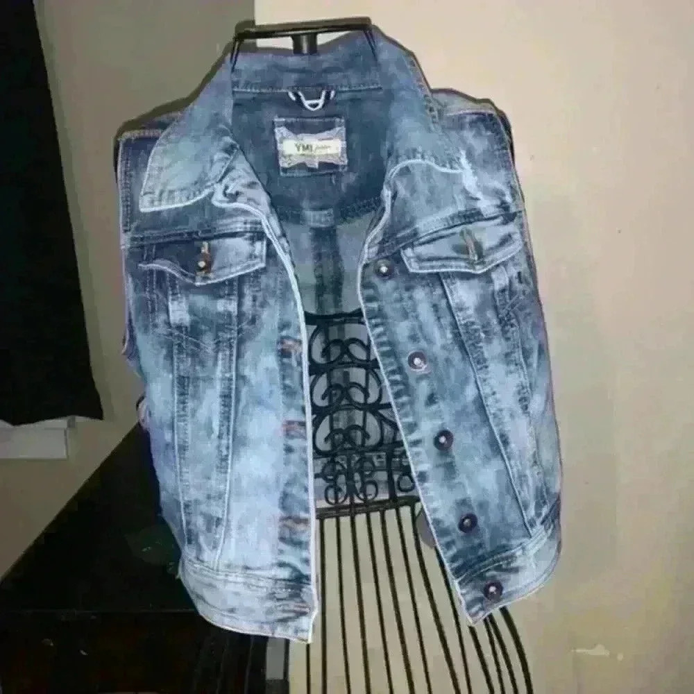 YMI denim vest size S